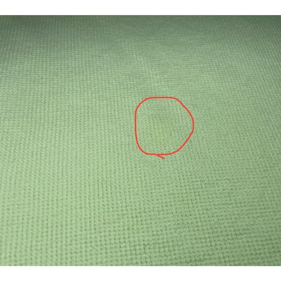 Circo Target Green Thermal Waffle Weave Knit Baby Blanket Cat Mouse *READ* - Picture 6 of 12